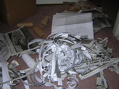 Make Strips of newspaper